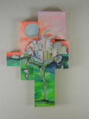 "Bloom" Oil on canvas board.